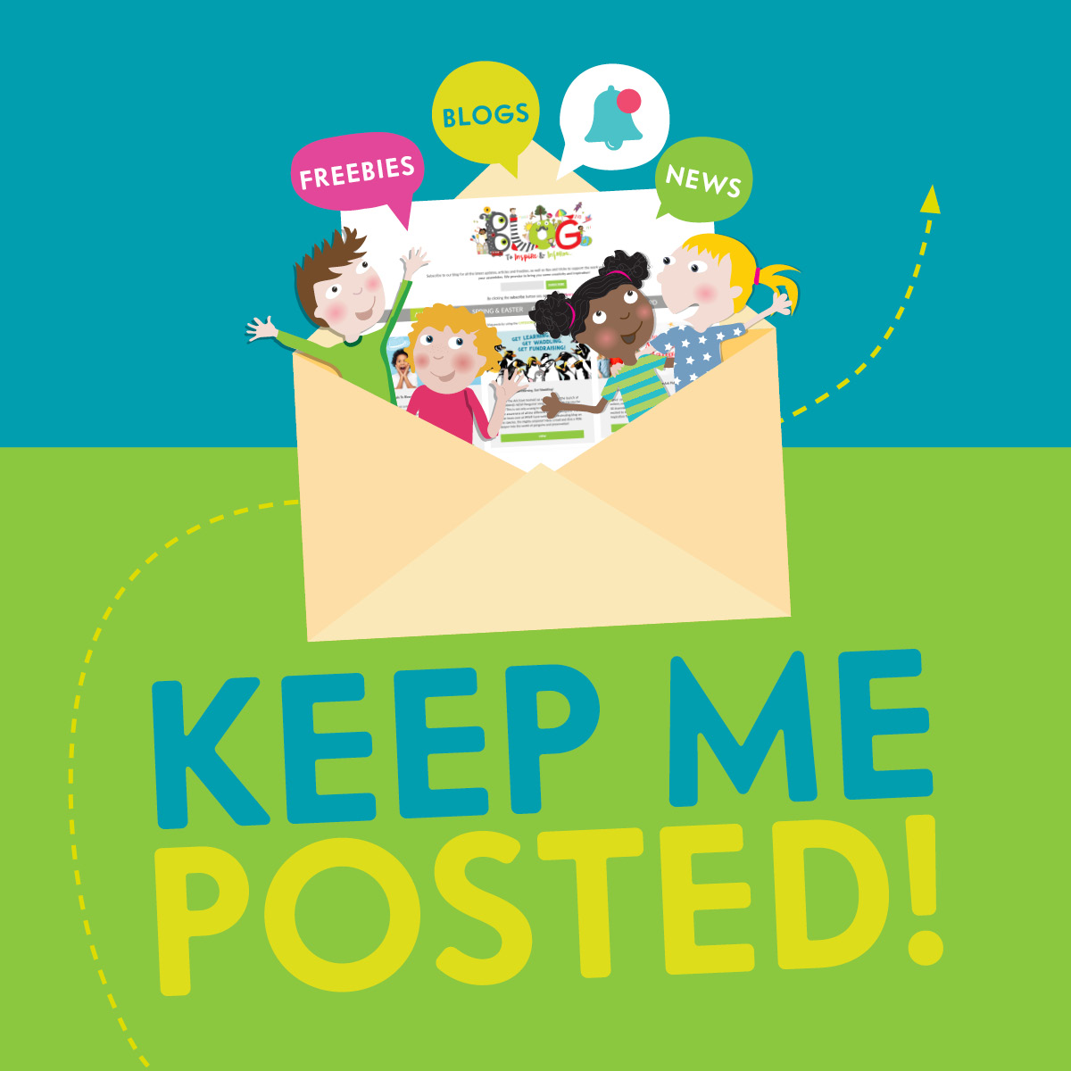 Keep Me Posted Banner